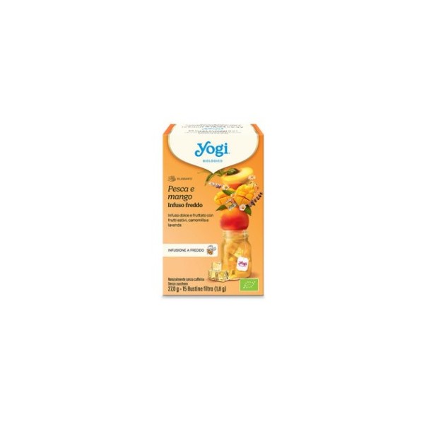 Infuso freddo pesca e mango bio Yogi Tea 30 g