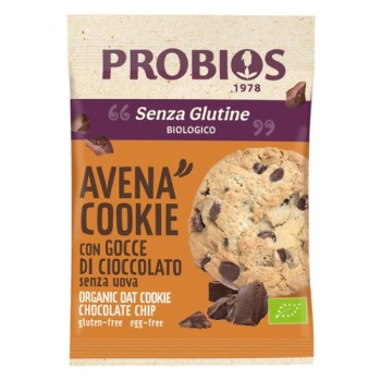Avena cookie bio con gocce di cioccolato 40 g Probios