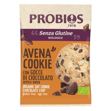 Avena cookie bio con gocce di cioccolato 40 g Probios
