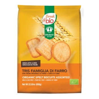 Tris famiglia di farro bio 650 g Probios