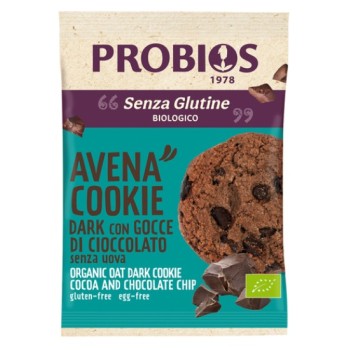 Avena cookie dark bio con gocce di cioccolato 40 g Probios