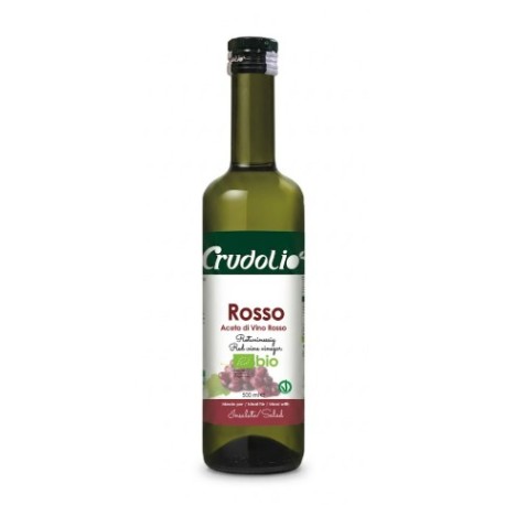 Aceto di Vino Rosso Biologico 500ml Crudolio
