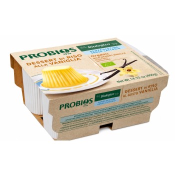 Dessert di riso alla vaniglia bio 4x100 g Probios