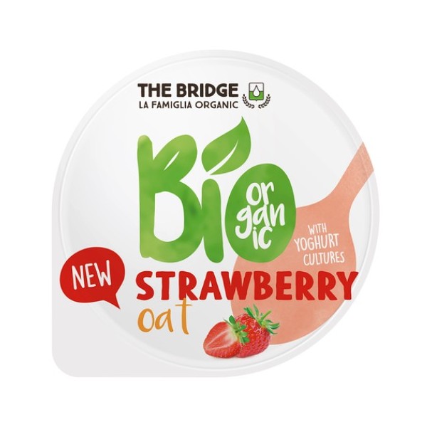 Biogurt avena e fragola 125 g The Bridge