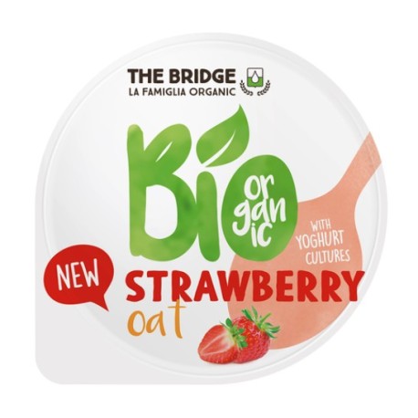 Biogurt avena e fragola 125 g The Bridge