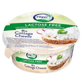 Fiocchi di formaggio bio senza lattosio 150 g