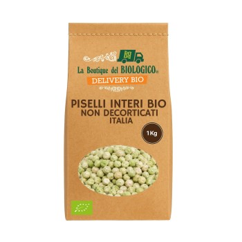 Piselli interi non decorticati bio Italia 1 kg