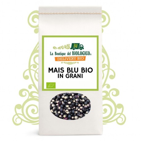 Mais blu bio in grani per popcorn 500 g