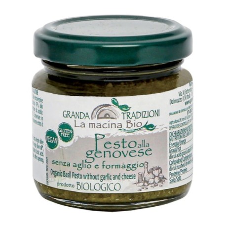 Pesto alla genovese vegan bio 85 g La Macina Bio