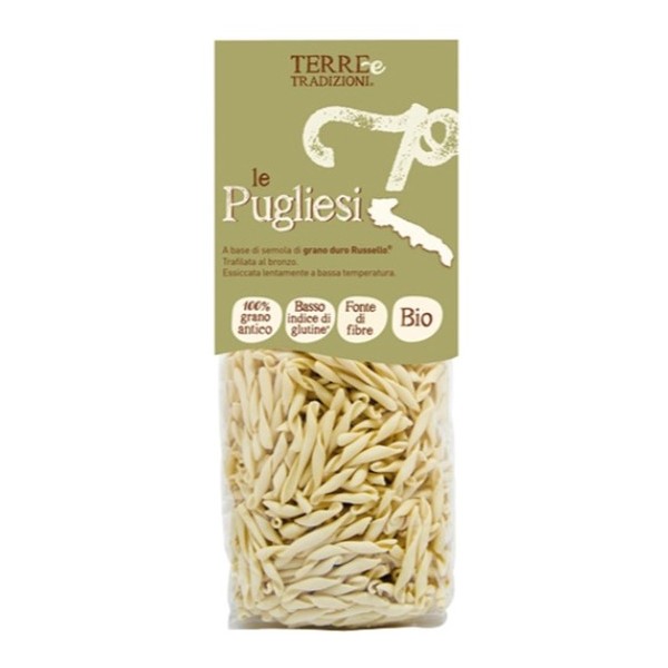 Cavatelli di semola di Russello bio 400 g "Le Pugliesi" - Terre e Tradizioni