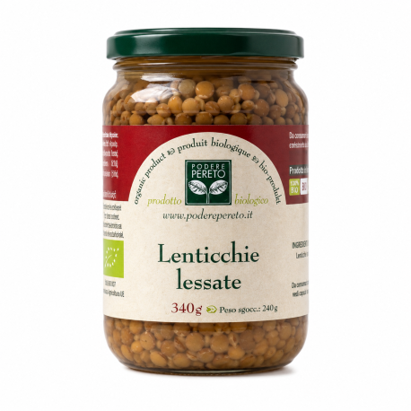 Lenticchie lessate bio 340 g Podere Pereto