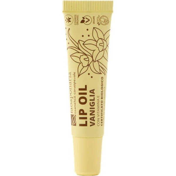 Lip Oil Vaniglia trasparente 12ml La Saponaria