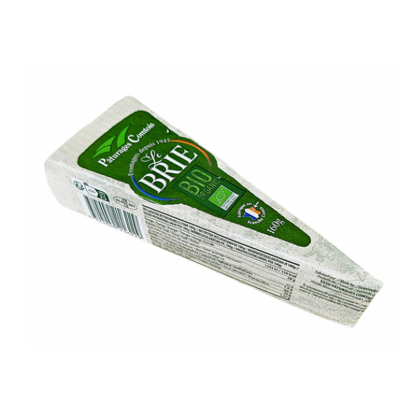 Punta di brie bio 160 g Paturages Comtois