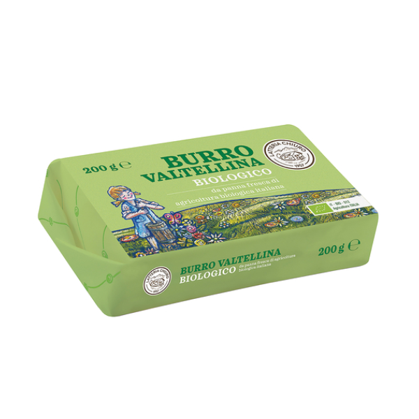 Burro bio Valtellina 200 g Latteria Chiuro