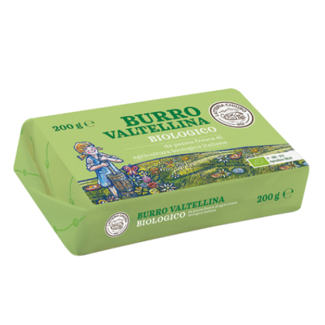 Burro bio Valtellina 200 g Latteria Chiuro