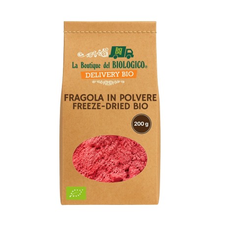 Fragola in polvere bio freeze-dried 200 g