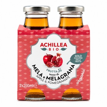 Succo di mela e melagrana bio Achillea 2x200 ml