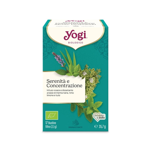 Infuso serenità e concentrazione bio Yogi Tea