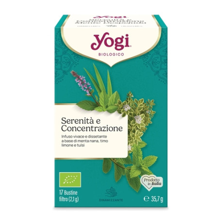 Infuso serenità e concentrazione bio Yogi Tea