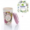 Tisana Valverbe bio+BioTazza termica in bamboo "Coffee Happiness"