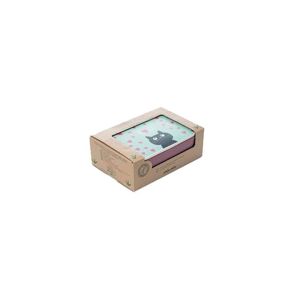 Lunchbox "Kitty love"+bevanda riso e cicco 250ml bio+barretta cacao crudo bio