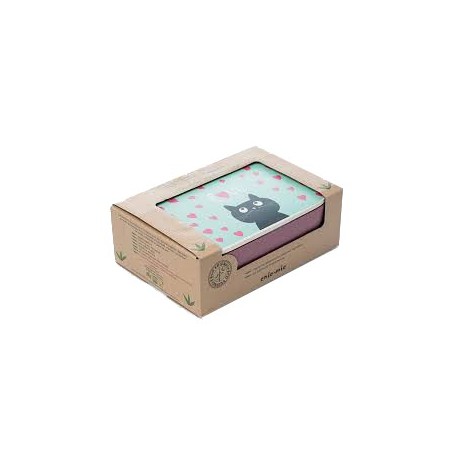 Lunchbox "Kitty love"+bevanda riso e cicco 250ml bio+barretta cacao crudo bio