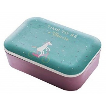 Lunchbox "Unicorn"+bevanda riso e cicco 250ml bio+barretta cacao crudo bio