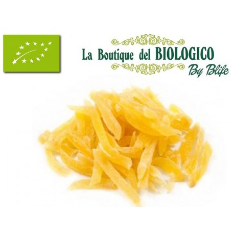 Zenzero candito (senza copertura di zucchero) bio 100 g (SFUSO)
