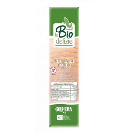 Arrosto di pollo affettato bio 80 g Golfera