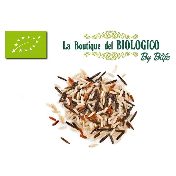 Mix di riso bio (rosso, nero e selvatico) 100 g SFUSO