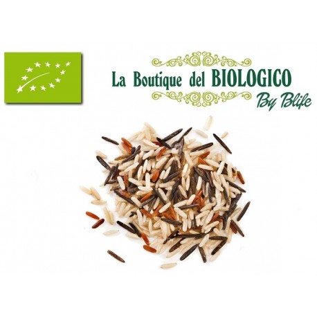 Mix di riso bio (rosso, nero e selvatico) 100 g SFUSO