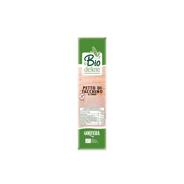 Petto di tacchino al forno preaffettato bio 80 g Golfera