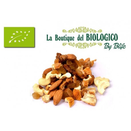 Biosnakkini mix frutta secca (uvetta, fichi, mandorle, nocciole) 100 gr (sfusi)