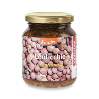 Lenticchie al naturale in vetro bio 360 g