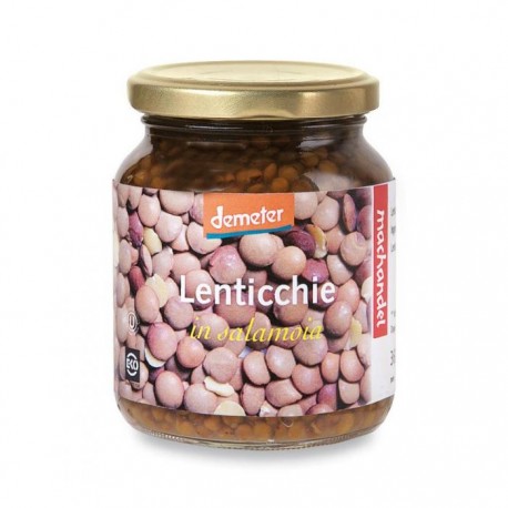 Lenticchie al naturale in vetro bio 360 g