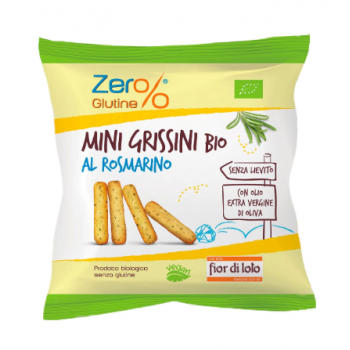 Mini grissini bio al rosmarino 30 g