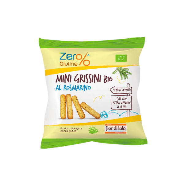 Mini grissini bio al rosmarino 30 g