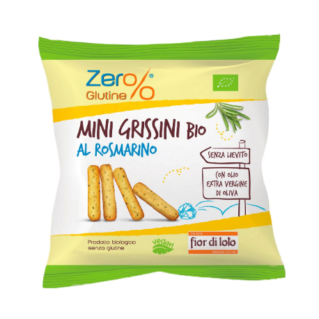 Mini grissini bio al rosmarino 30 g