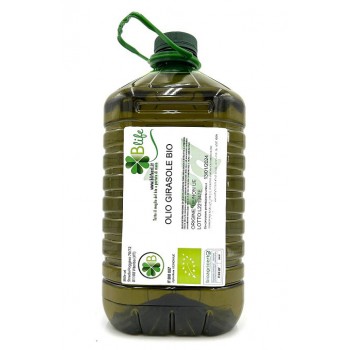 Olio di semi di girasole Linoleico deodorato bio 5 Litri