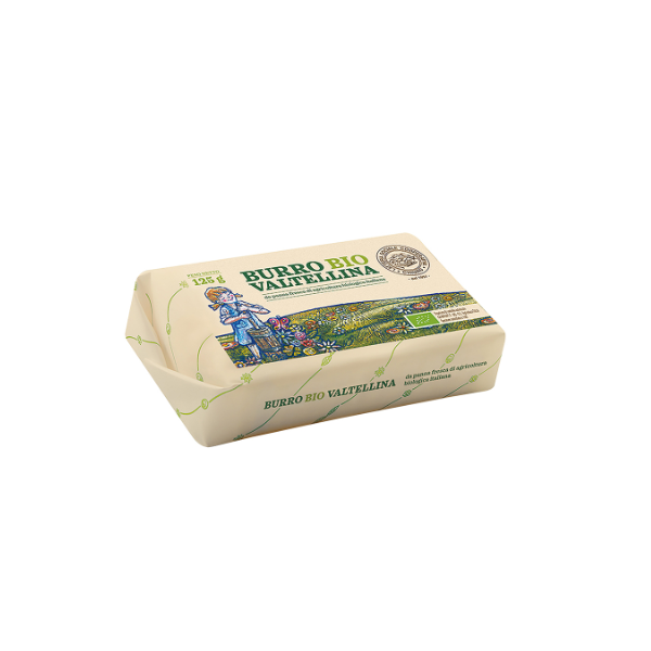 Burro bio valtellina Latteria chiuro 125 g