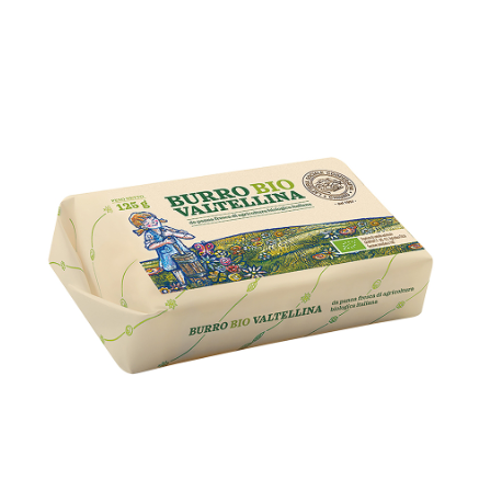 Burro bio valtellina Latteria chiuro 125 g