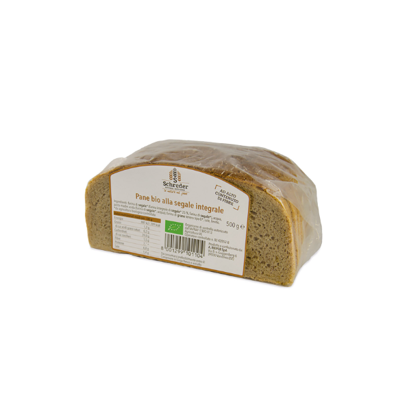 Pane integrale di segale bio 500 gr - Acquista online e ricevi a casa!