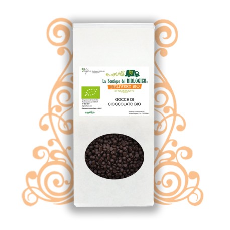 Gocce di cioccolato fondente bio 1 Kg
