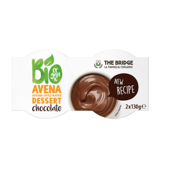 Dessert avena e cacao bio 2x130 g The Bridge