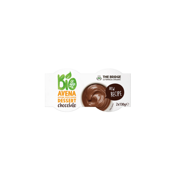 Dessert avena e cacao bio 2x130 g The Bridge