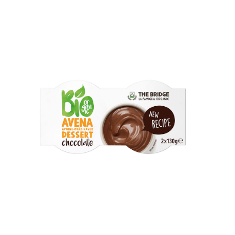 Dessert avena e cacao bio 2x130 g The Bridge