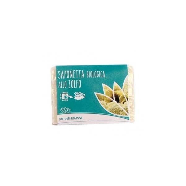 Saponetta allo zolfo bio 100gr Fior di Loto