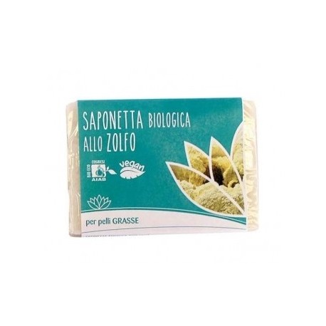 Saponetta allo zolfo bio 100gr Fior di Loto