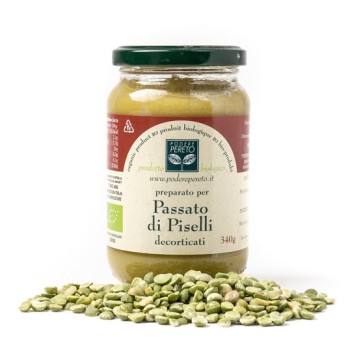 Passato di piselli decorticati bio 340 gr Podere Pereto