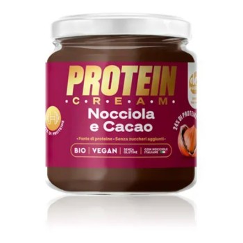 Crema con nocciole e cacao Bio con aggiunta di proteine vegan 300 g